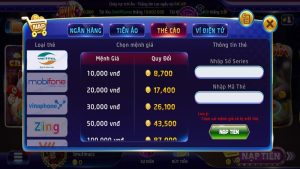 Hướng dẫn nạp tiền RIKVIP bằng thẻ cào