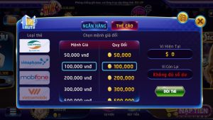 Hướng dẫn rút tiền RIKVIP bằng thẻ cào